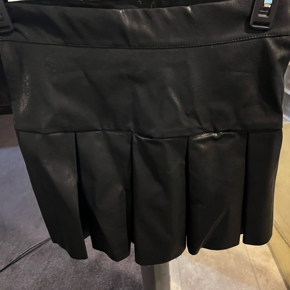 Pleather skirt